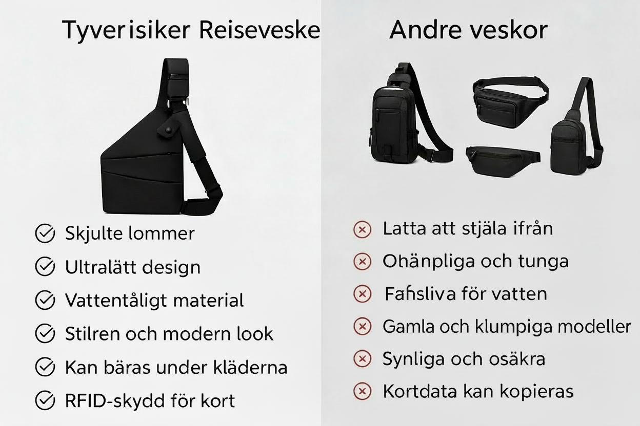 Tyverisikker Reiseveske